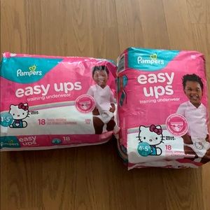 2 Pampers training underwear 4T-5T  18ct